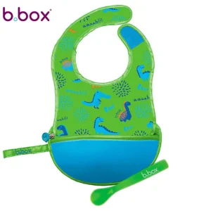  B.Box Travel Bib & Spoon in Dino