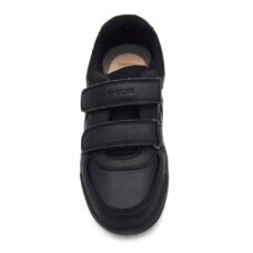 Geox Arzach Boys School Shoes Black J884AC
