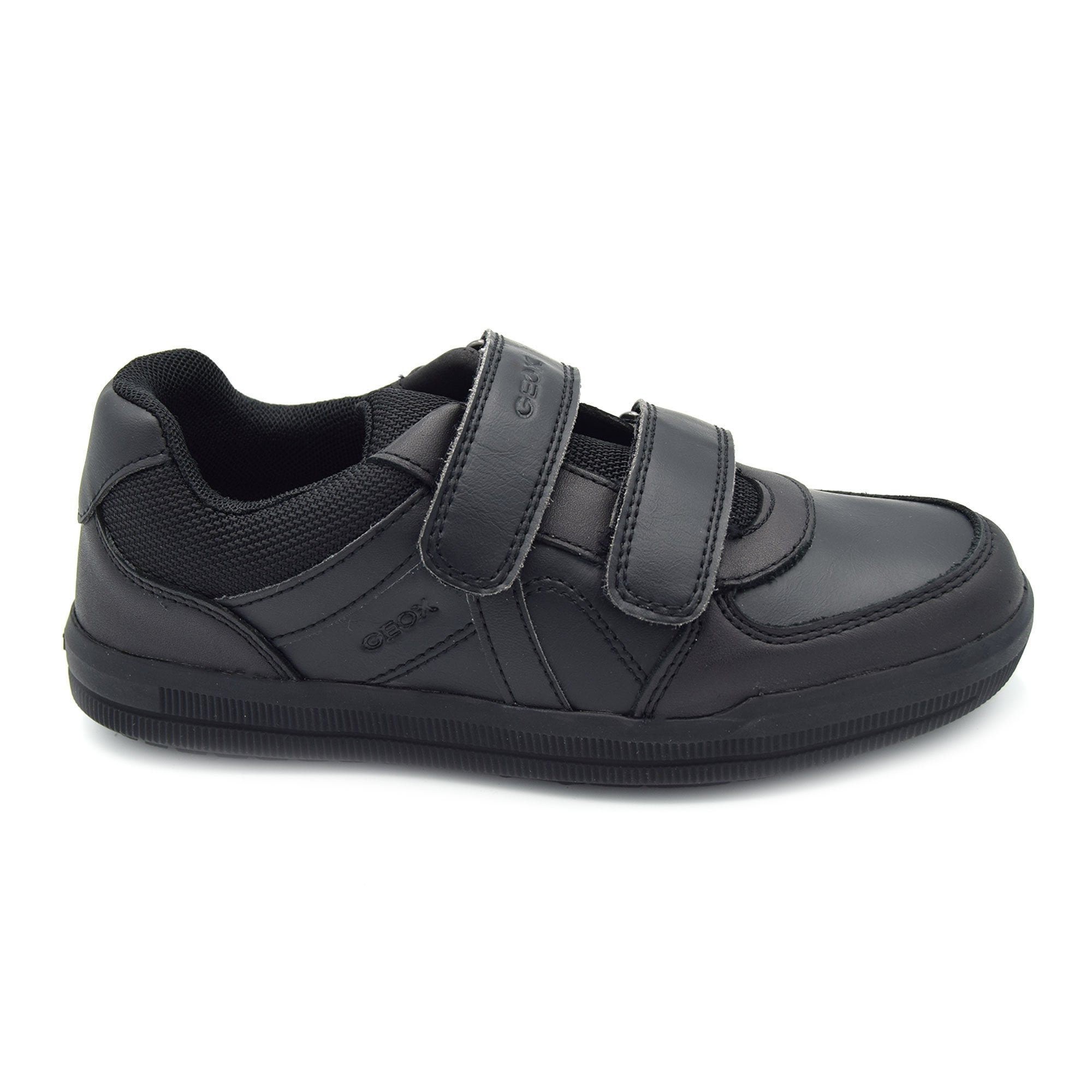 Geox Arzach Boys School Shoes Black J884AC Mum N Me