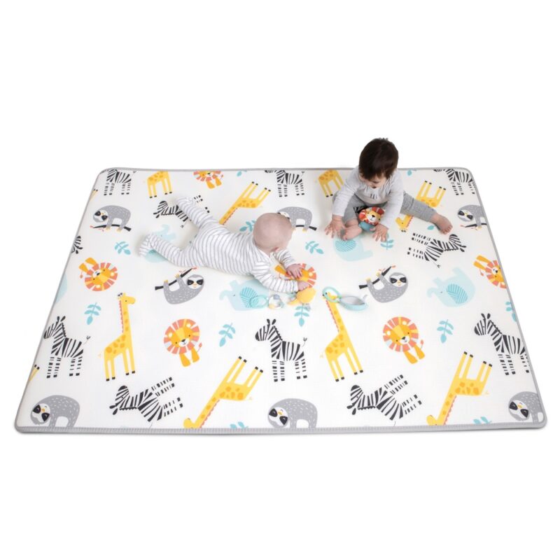 BabyZee Reversible Safari Baby Play Mat