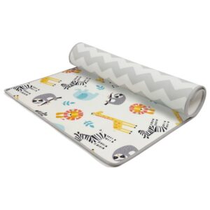 BabyZee Reversible Safari Baby Play Mat