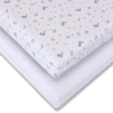 Baby Elegance Fitted Jersey Travel Cot Sheets Under The Sea