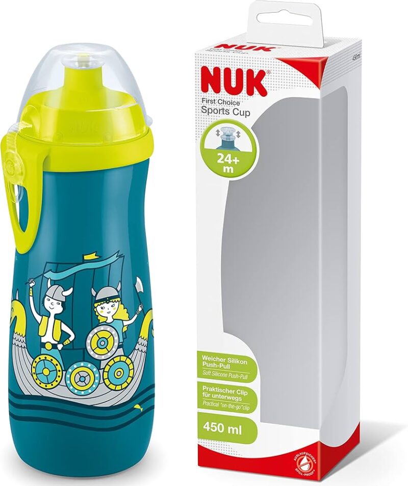 NUK First Choice Sports Cup 24m+ 450ml Green