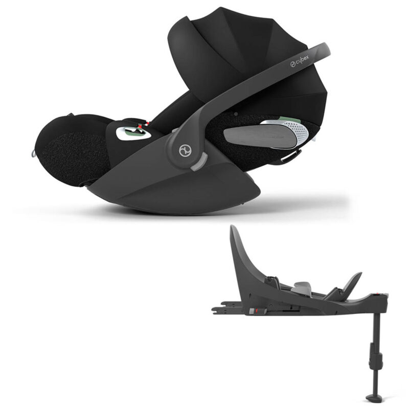 Cybex Cloud T i-Size Infant Car Seat Sepia Black and Base T