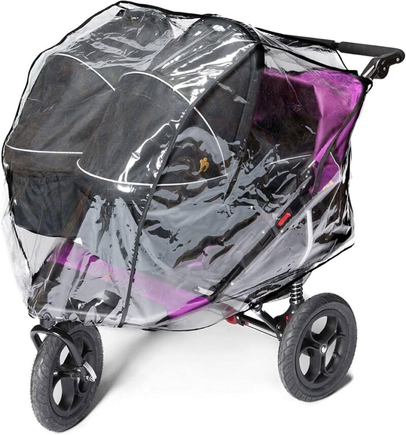 Rain covers are essential for keeping your baby dry The Outnabout single Carrycot XL Raincover is for use when using your carrycot with the single stroller Covers both the buggy and carrycot The clear material of each rain cover is guaranteed to keep your baby safe from wind and rain