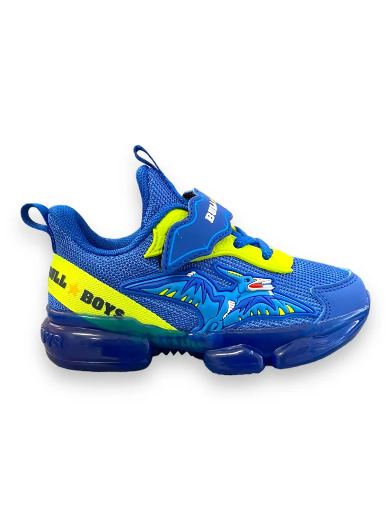 Bull Boys DNAL4506 Pterodattilo Boys Light Up Runners Blue