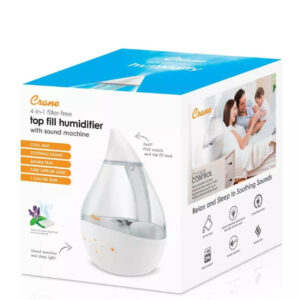 Crane 4 in 1 Filter Free Humidifier with Sound Machine