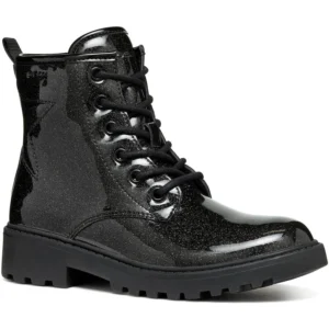 Geox Casey Boot Black Sparkle