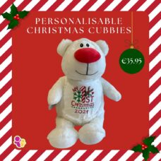 cubbies white bear red nose