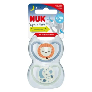 .UK Space Night Soothers Glow in the Dark