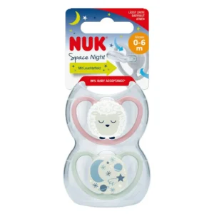 NUK Space Night Soothers Glow in the Dark Sheep