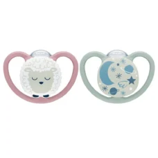 NUK Space Night Soothers Glow in the Dark Sheep