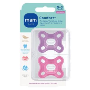 MAM Comfort Soother 0-3 months Pink