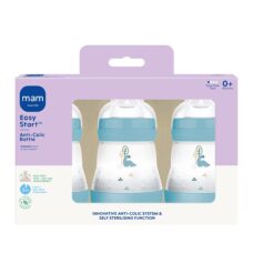 MAM Easy Start Anti-Colic Bottles 160ml 3 Pack Blue