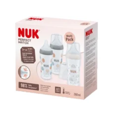 NUK Perfect Match Bottle Set (3 Piece)