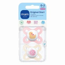 MAM Original Start Soother 0-2 months Pink