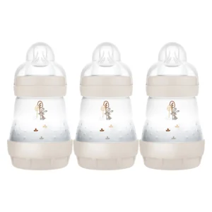 MAM Easy Start Anti-Colic Bottles 160ml 3 Pack Taupe