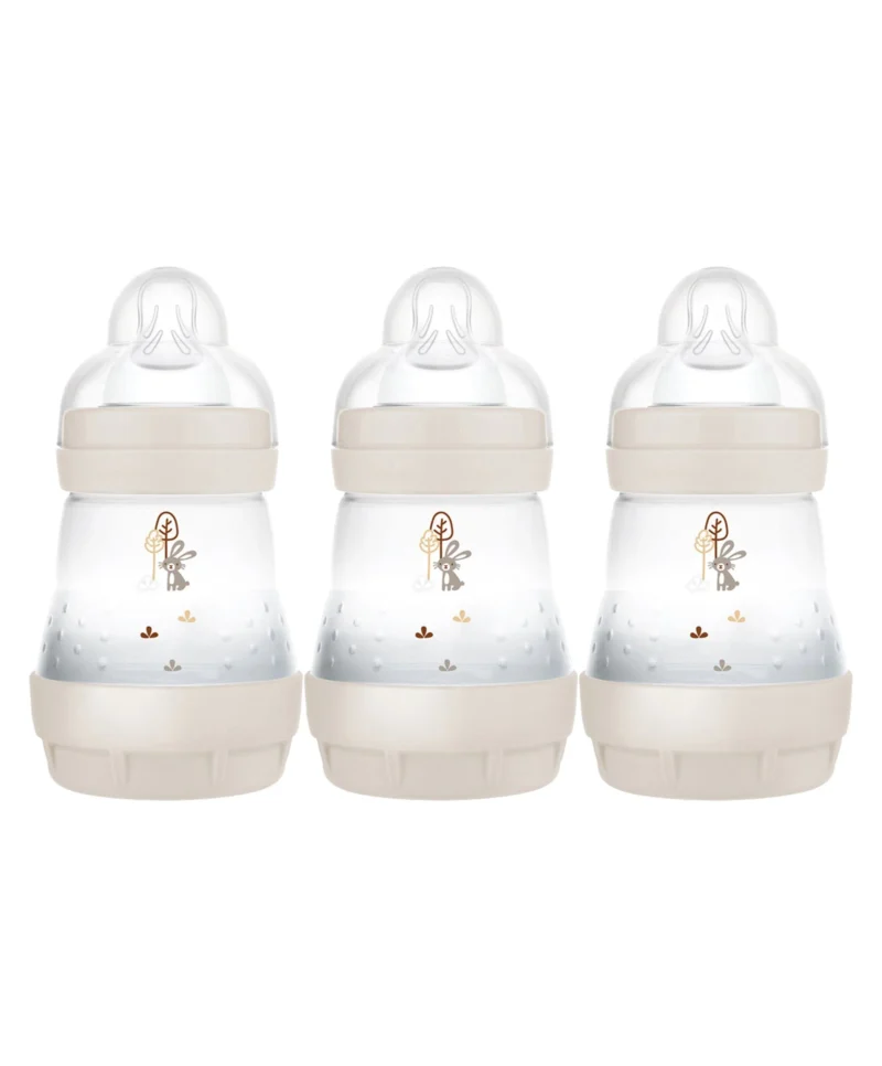 MAM Easy Start Anti-Colic Bottles 160ml 3 Pack Taupe