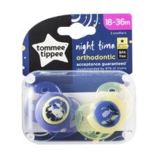 Tommee Tippee Closer to Nature Night Time Soothers 18-36 months