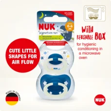 NUK Signature Night Soothers Blue