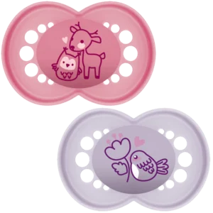 MAM Dummies Original 2 Pack Pink