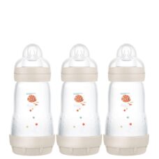 MAM Easy Start Anti-Colic Bottles 260ml 3 Pack Cream