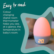 Tommee Tippee Gro Egg 2 Baby Room Thermometer Night Light