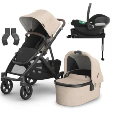 UPPAbaby Vista V3 with Cybex Aton B2 Car Seat and Base One Isofix Base