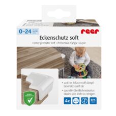 Reer Soft Bite-Resistant Corner Cushions 4 Pack White