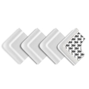 Reer Soft Bite-Resistant Corner Cushions 4 Pack White