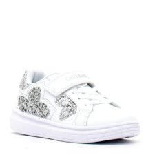 Lelli Kelly Anita Trainers LK52003 White & Silver Glitter