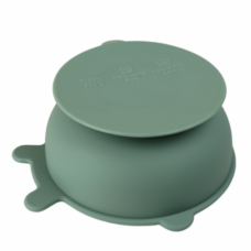 Thermobaby Silicone Suction Bowl - Cactus Green