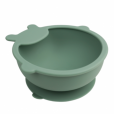 Thermobaby Silicone Suction Bowl - Cactus Green