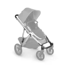 UPPAbaby Vista Chassis - Aluminum and Black Leather