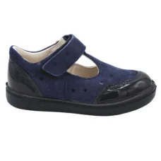 Ricosta Winny T-Bar Shoes Navy