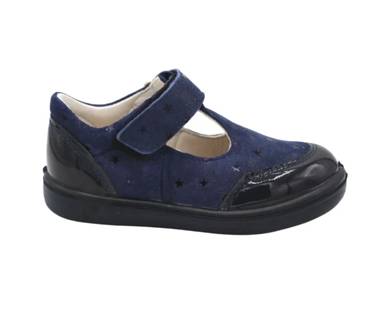 Ricosta Winny T-Bar Shoes Navy