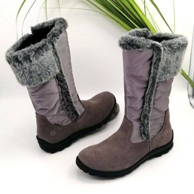 Ricosta Haley Grey Fleece Waterproof Boot